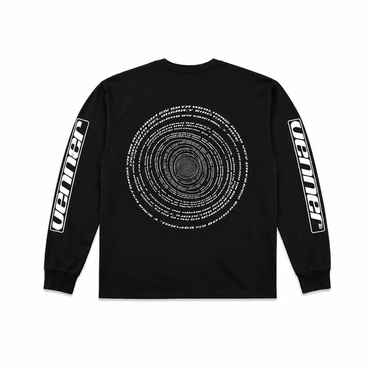 PLAYERA MANGA LARGA ESPIRAL